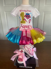 Load image into Gallery viewer, Birthday Shark Tutu Set