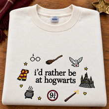 Load image into Gallery viewer, I’d Rather Be at Hogwarts Sweatshirt