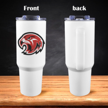 Load image into Gallery viewer, Redhawk Logo Tumbler with Handle 40oz