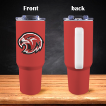 Load image into Gallery viewer, Redhawk Logo Tumbler with Handle 40oz