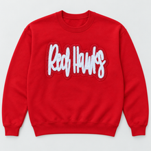 Load image into Gallery viewer, Redhawk Glitter Sweatshirt color Red