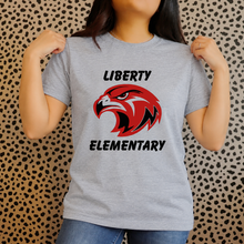 Load image into Gallery viewer, Liberty Elementary Classic short-sleeve tee — Gray