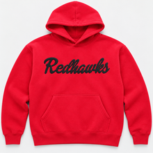 Load image into Gallery viewer, Redhawk Puff Hoodie in red