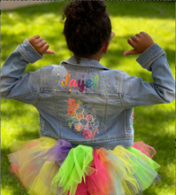 Load image into Gallery viewer, Color Splash Denim Jacket - Sincere Sentiments