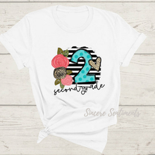 Load image into Gallery viewer, Floral School Grade Tee - Sincere Sentiments
