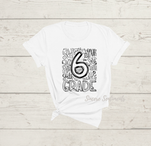 Load image into Gallery viewer, School Grade Tee - Sincere Sentiments