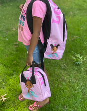 Load image into Gallery viewer, Pink Mermaid Backpack and Lunch Bag Set - Sincere Sentiments