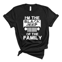 Load image into Gallery viewer, Black Jeep Tee - Sincere Sentiments