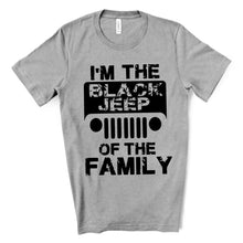 Load image into Gallery viewer, Black Jeep Tee - Sincere Sentiments