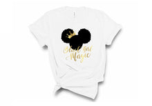 Load image into Gallery viewer, Womens Black Girl Magic Shirt