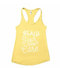 Load image into Gallery viewer, Beach Hair Don't Care Tank - Sincere Sentiments