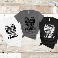 Load image into Gallery viewer, Black Jeep Tee - Sincere Sentiments