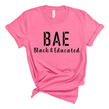 Load image into Gallery viewer, BAE Black and Educated Tee - Sincere Sentiments
