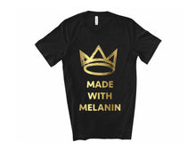 Load image into Gallery viewer, Made with Melanin Tee - Sincere Sentiments