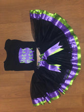 Load image into Gallery viewer, Witch Costume Ribbon Tutu Set