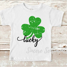 Load image into Gallery viewer, Lucky Clover Tee - Sincere Sentiments