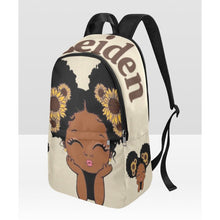 Load image into Gallery viewer, Personalized Sunflower Beauty Back Pack