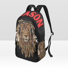 Load image into Gallery viewer, Personalized Rasta Lion Back Pack