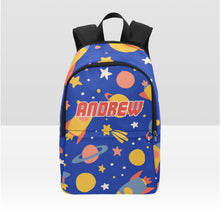 Load image into Gallery viewer, Personalized Blue Galaxy Backpack
