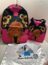 Load image into Gallery viewer, Personalized Sunflower Beauty Back Pack