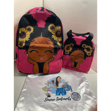 Load image into Gallery viewer, Personalized Sunflower Beauty Back Pack