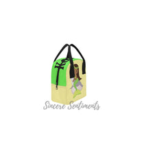 Load image into Gallery viewer, Personalized Yellow Mermaid Backpack & Lunch Bag Bundle