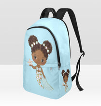 Load image into Gallery viewer, Personalized Blue Mermaid Back Pack