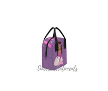 Load image into Gallery viewer, Purple Mermaid Lunch Bag