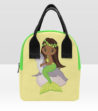 Load image into Gallery viewer, Yellow Mermaid Lunch Bag