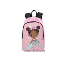 Load image into Gallery viewer, Personalized Pink Mermaid Backpack & Lunch Bag Bundle