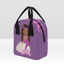 Load image into Gallery viewer, Purple Mermaid Lunch Bag