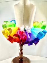 Load image into Gallery viewer, Rainbow Glitter Tutu
