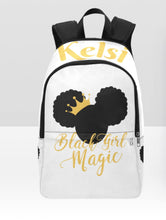 Load image into Gallery viewer, Black Girl Magic Personalized Back Pack