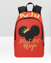 Load image into Gallery viewer, Black Girl Magic Personalized Backpack & Lunch Bag Bundle