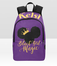 Load image into Gallery viewer, Black Girl Magic Personalized Back Pack