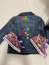 Load image into Gallery viewer, Personalized Candy Jean Jacket