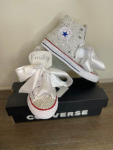 Load image into Gallery viewer, White Custom Converse