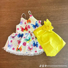 Load image into Gallery viewer, Butterfly Skirted Romper