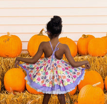 Load image into Gallery viewer, Bright Pumpkins Dress/Romper