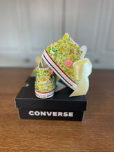 Load image into Gallery viewer, Princess & the Frog Converse | Bling Shoes | Frog Princess | Rhinestone | Birthday Theme | Personalized | Bedazzled Shoes | Kids Shoes