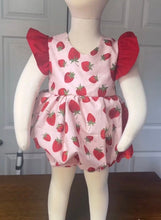 Load image into Gallery viewer, Strawberry Romper