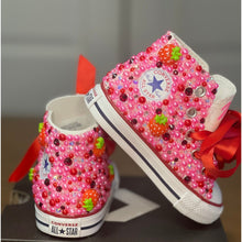 Load image into Gallery viewer, Strawberry Themed Converse