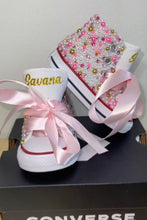 Load image into Gallery viewer, Pink Elegance Converse (kids) - Sincere Sentiments
