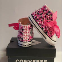 Load image into Gallery viewer, Pretty in Pink Converse Shoes - Sincere Sentiments