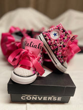 Load image into Gallery viewer, Pretty in Pink Converse Shoes - Sincere Sentiments