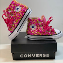 Load image into Gallery viewer, Pink Lemonade Converse Shoes - Sincere Sentiments