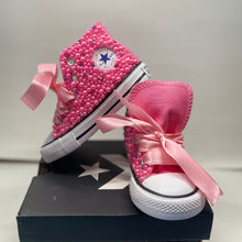 Load image into Gallery viewer, Bubblegum Pink Converse Shoes - Sincere Sentiments