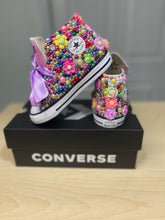 Load image into Gallery viewer, Flower Power Converse Shoes - Sincere Sentiments