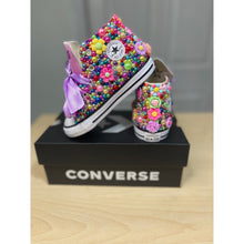 Load image into Gallery viewer, Flower Power Converse Shoes - Sincere Sentiments
