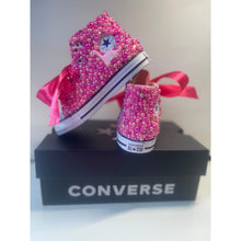 Load image into Gallery viewer, Pink Dino Converse Shoes - Sincere Sentiments